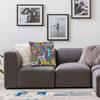 Colorful Pattern Throw Pillowcase Living Room Decorative African Ethnic Geometric Floral Cushion Cover