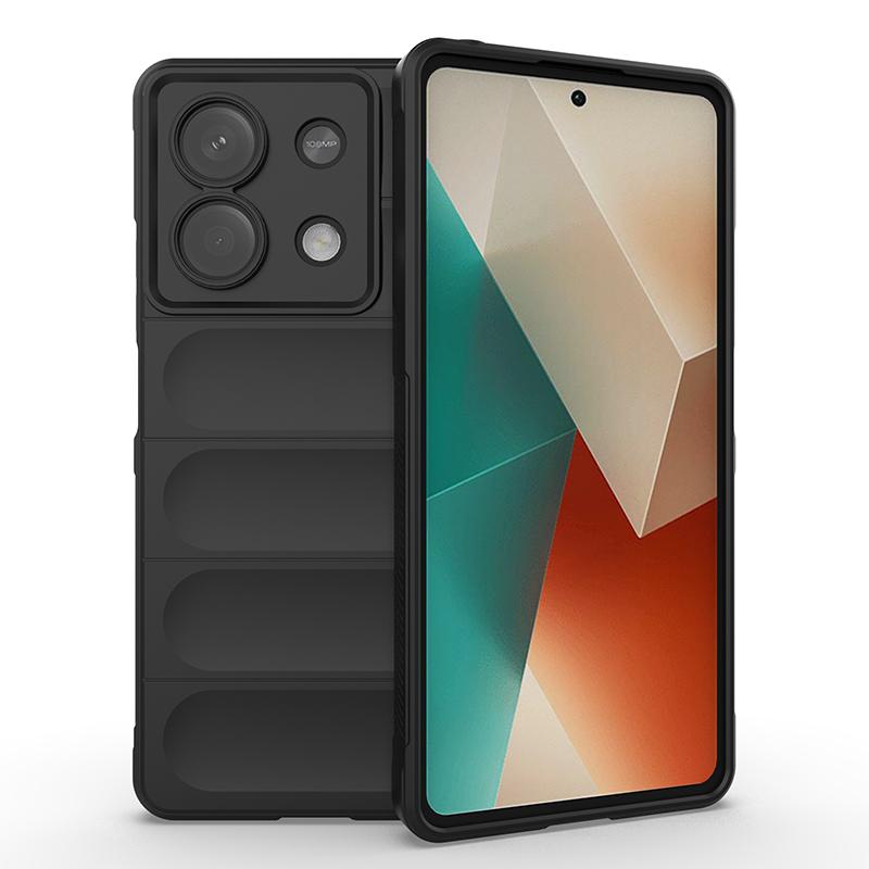 

Для Xiaomi Redmi Note 13 13R Pro Plus 4G 5G матовый матовый анти-отпечатков пальцев супер анти-капельный объектив все включено силиконовый чехол задняя защитная крышка Shell Note 13 5G чёрный