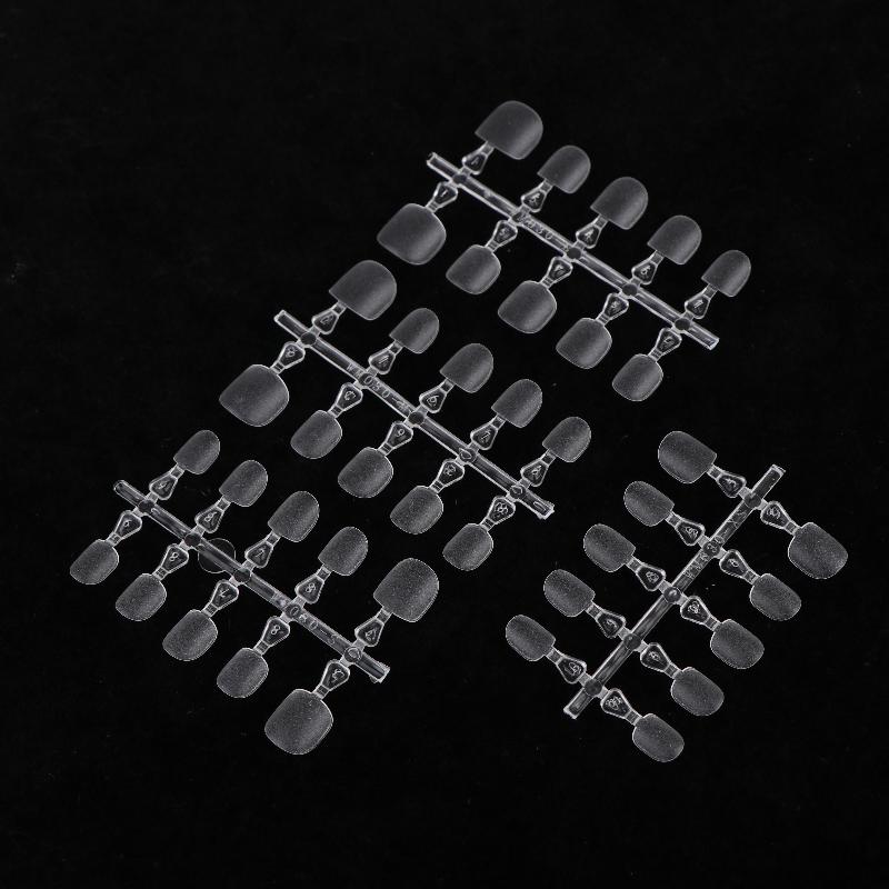 100Pcs Kids False Nails Press On Nails Coffin Artificial Nails Clear Fake Nail Tips For Extension Manicure Tool