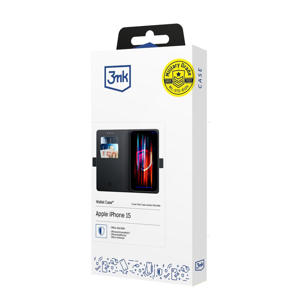 Apple Iphone 15 - 3Mk Wallet Case