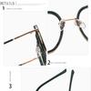 3PCS Oversized Square Myopia Glasses Women Men Fashion Block Blue Light Prescription Nearsighted Optical Glasses