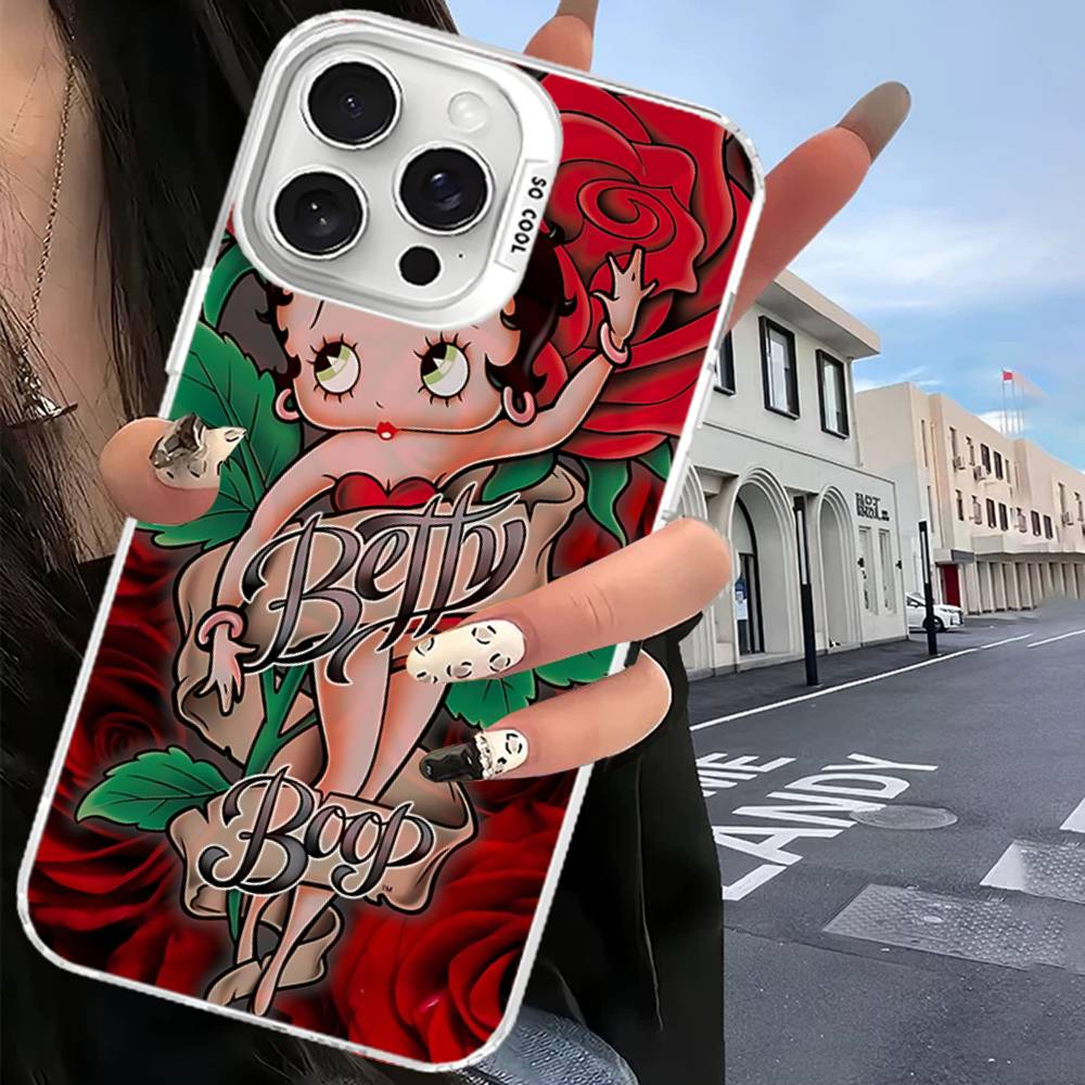 Sexy B-Bettys Girl Handyhüllen für iPhone 17 16 15 14 13 12 11 Plus Pro Max Bunte Hülle
