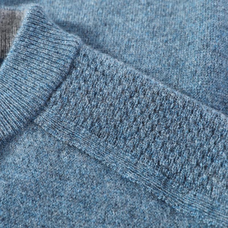 Men's 100% Cashmere Thick Winter Round Neck Sweater