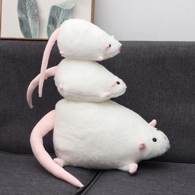 Creative 30/45/90cm Mouse Doll Cartoon Oversized Flower Branch Rat Doll Soft Plush Animal Figure Kids Birthday Gift