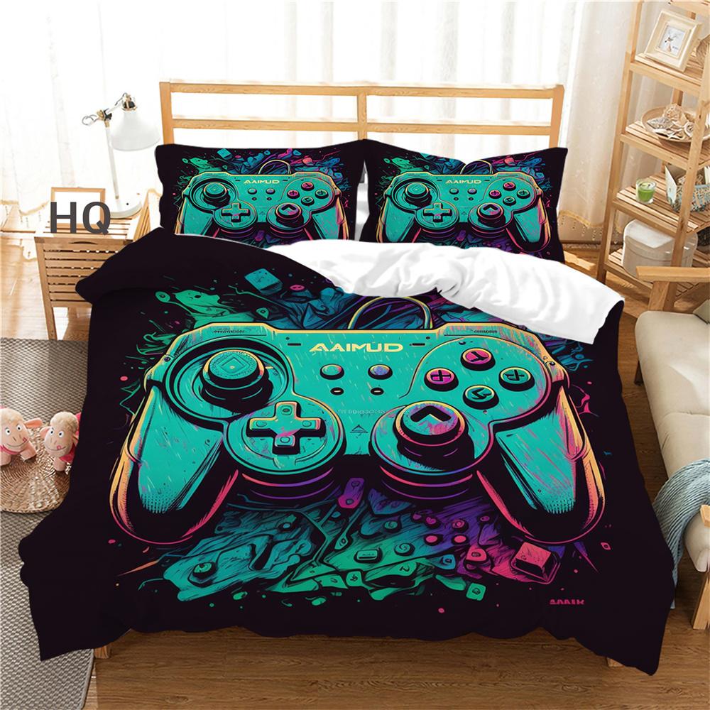 Bed Clothes 3D Game Console Printing Teens Single Size Bedding Set Fashion Luxury Boy Home Bedclothes