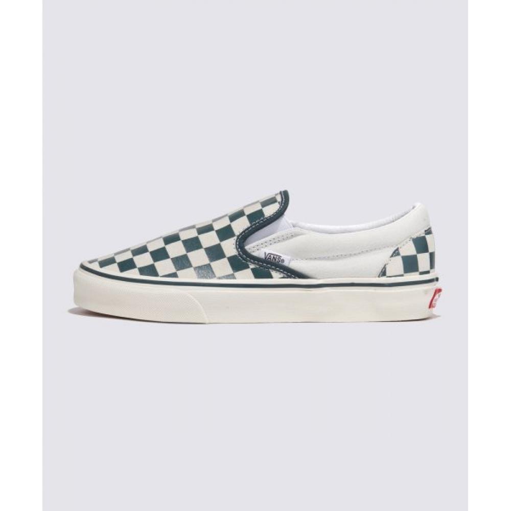 

Слипоны VANS Classic Checkerboard Green True White VN000BVZBGN1