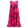Plus Size Women Summer Dress Casual Loose Sleeveless Lace Print Fashion Dress