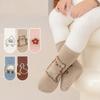 Lawadka Kinder Mädchen Jungen Socken Anti-Rutsch Frottee Babysocken für Mädchen Jungen Lässig Weich Druck Kleinkind Kinder Socke Rutschfest Winter