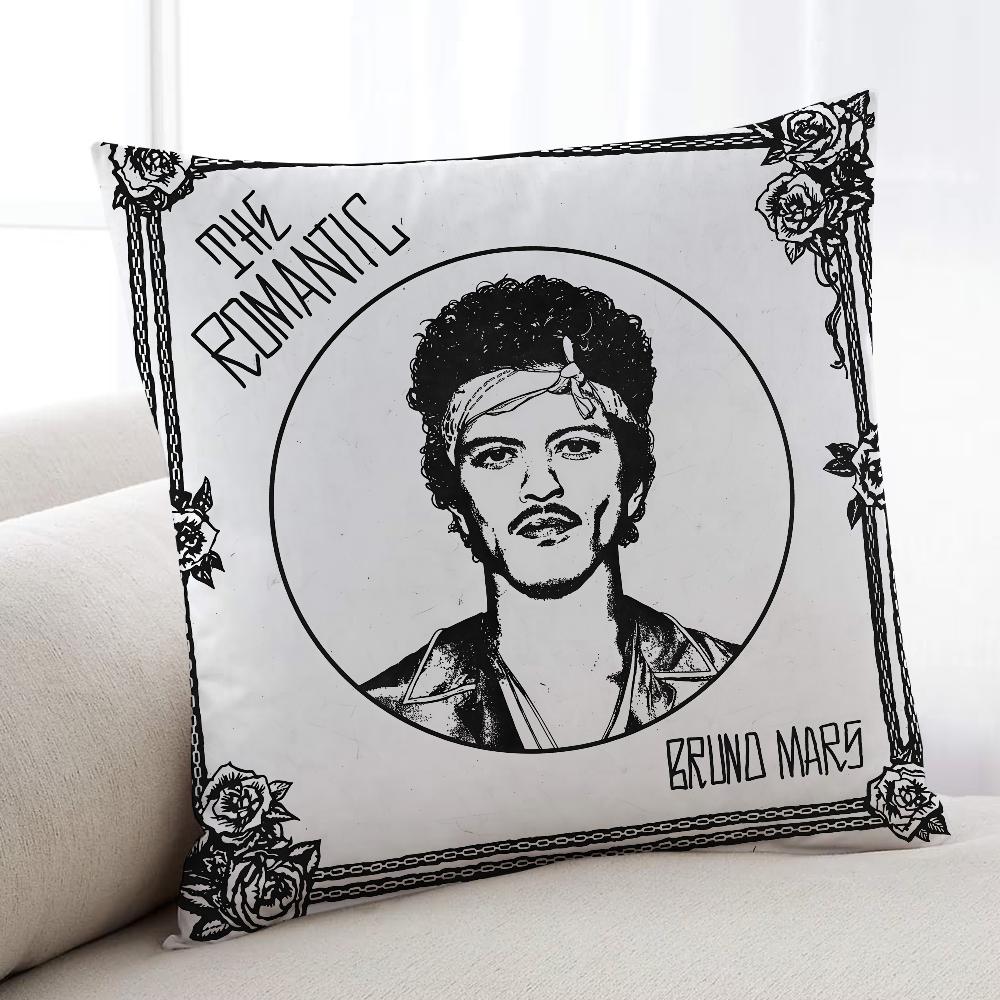 

Singer BBruno Mars The Romantic cushion cover Home Bedding Sofa living Room pillowcase Simple Soft Skin Cushion Cover 30x30 cm