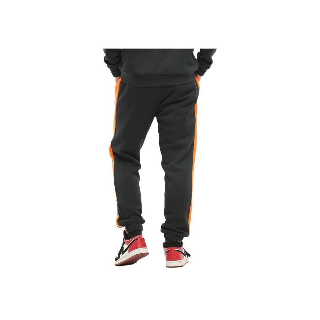 Puma Iconic T7 Relaxed Contrast Drawstring Casual Joggers Men Bottoms Black Orange 530373-51
