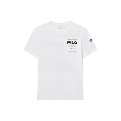 Athletics Logo Print Round Neck Short Sleeve T-Shirt SS22 Men Tops Jade-White A11M221104FWT