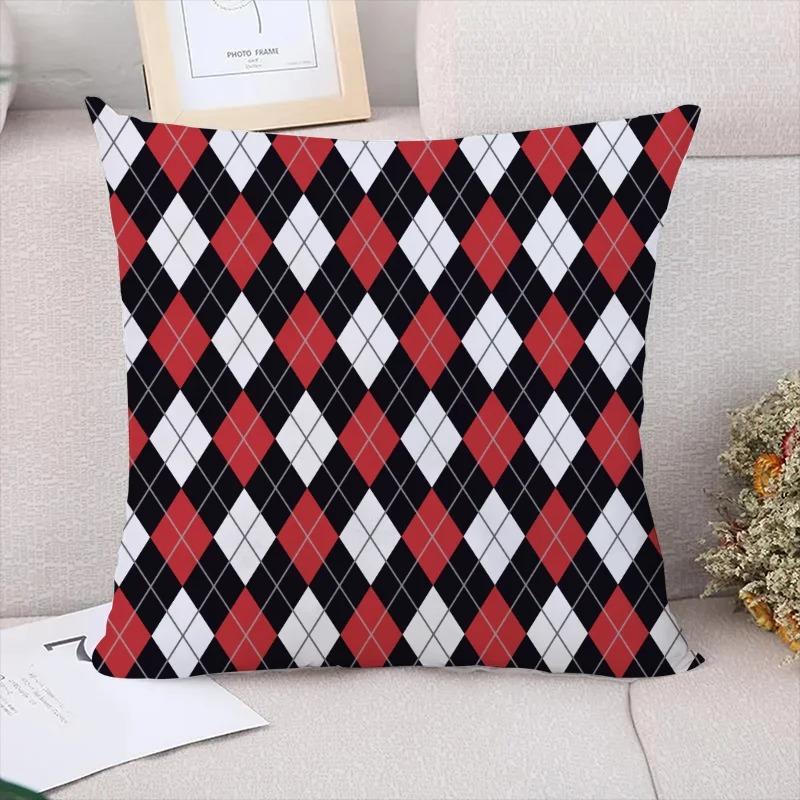 Einfaches Muster Dekorative Kissenhülle Wohnzimmer Büro Zuhause Kissenhülle Auto-Ornamente
