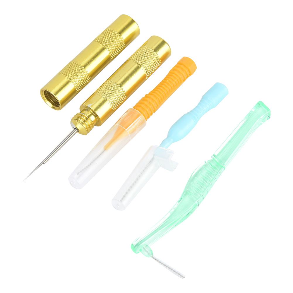 

Набор инструментов для чистки аэрографом, 4 шт., 3 чистящие щетки, чистящий нож