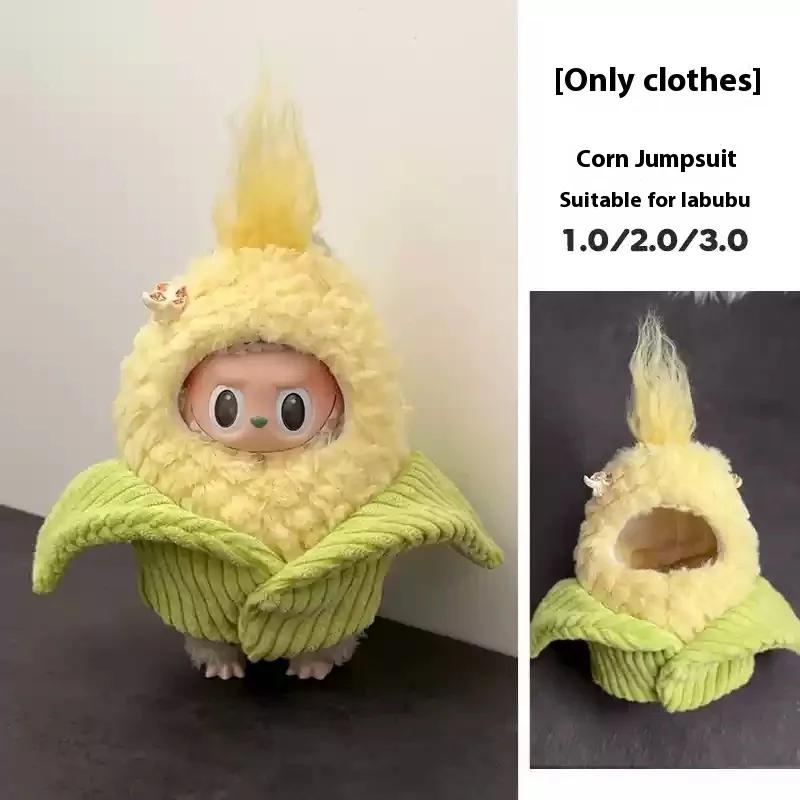 For Labubu Clothes Wacky Mart Friend Shrimp Handmade Clothing Accessory Customization V1 V2 V3 Dolls Bag Clothes Toys Hobbies