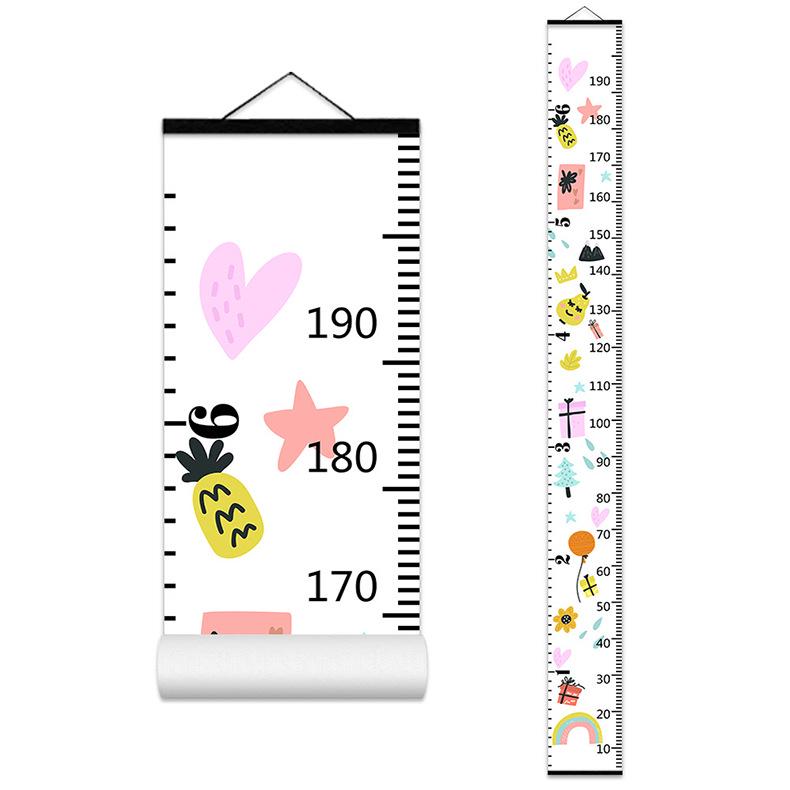 Nordic Style Children's Height Chart - Decorative Wall Hanging Measuring Sticker