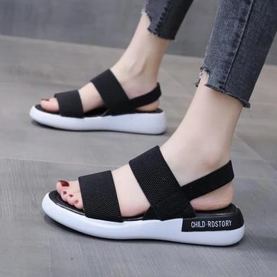 Women's Sandals  Summer Closed Toe Flat Sandals Women Fashion Platform Romen Sandals Women Outdoor Casual Sport Sandals