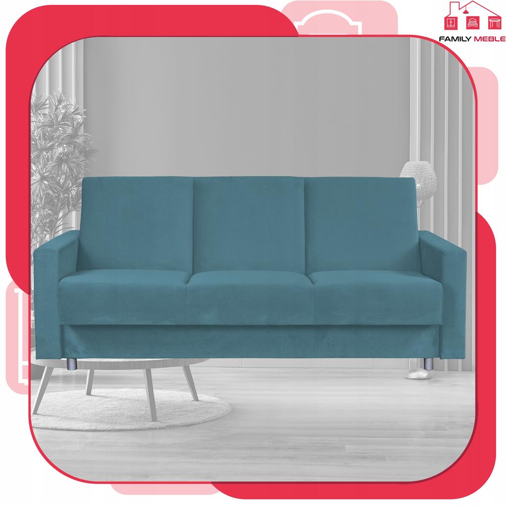 Sofa Sofa Alicja Sofa Bed Bonell Bed Family Furniture Blue