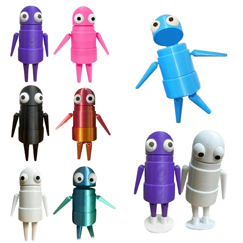 3D Printed R.E.P.O. Robot Colorful Monsters Horror Games Anime Figure REPO Gaming Peripherals Doll Figure Ornament Gift