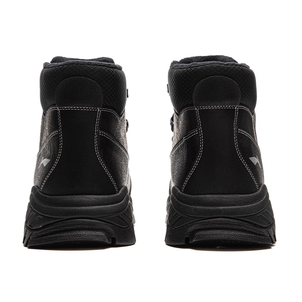 LiNing Baha Tiger Lite Fleece Warm Soft Resilient Thick Sole Height Increasing Shock Absorbing Wear Resistant Mid Top Casual Shoes AGCV393-1