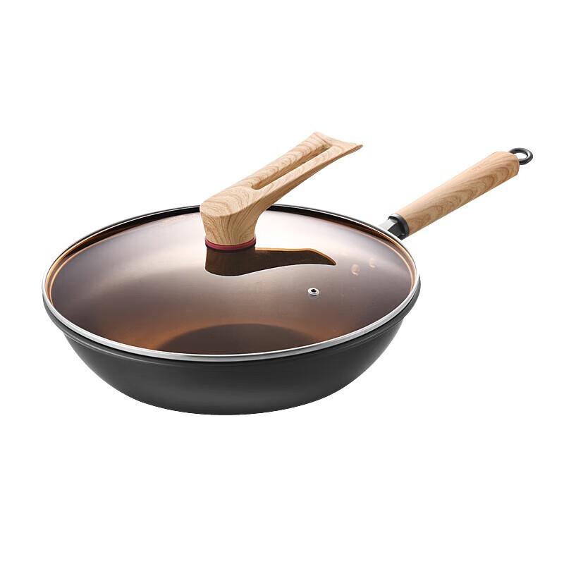 Kangbahe KGZ-C32T Fine Iron Non-Coated Wok
