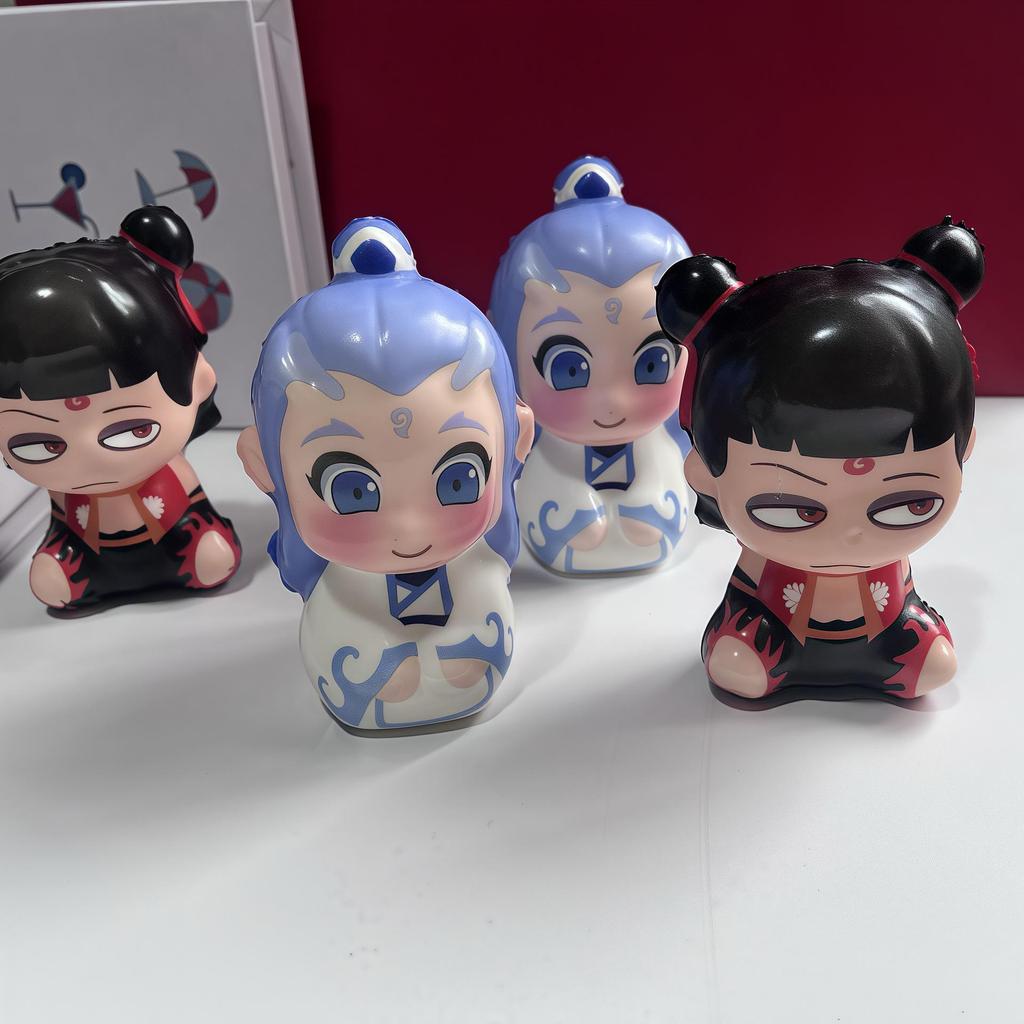 Ao Bing Nezha Demon Child Claw Machine Figure - Kneadable Stress Relief Toy for Kids.