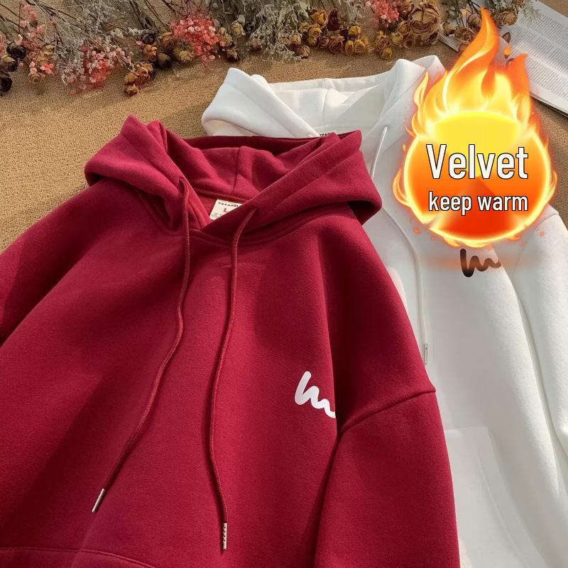 Men's Heavyweight Loose Fit Hoodie - Autumn/Winter 2024 American Style Sweatshirt Jacket, 250g