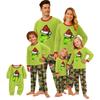 Christmas Printed Parent-child Plush Home Wear Set