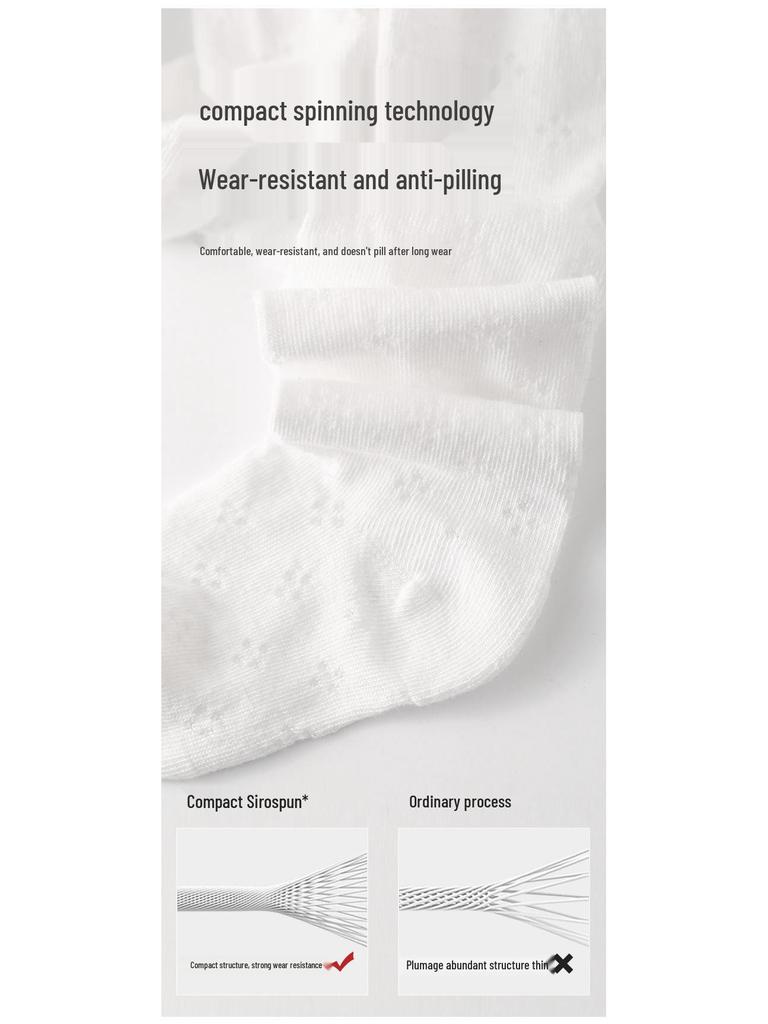 Girls' Ultra-Thin Mesh Breathable Baby Leggings with Bow