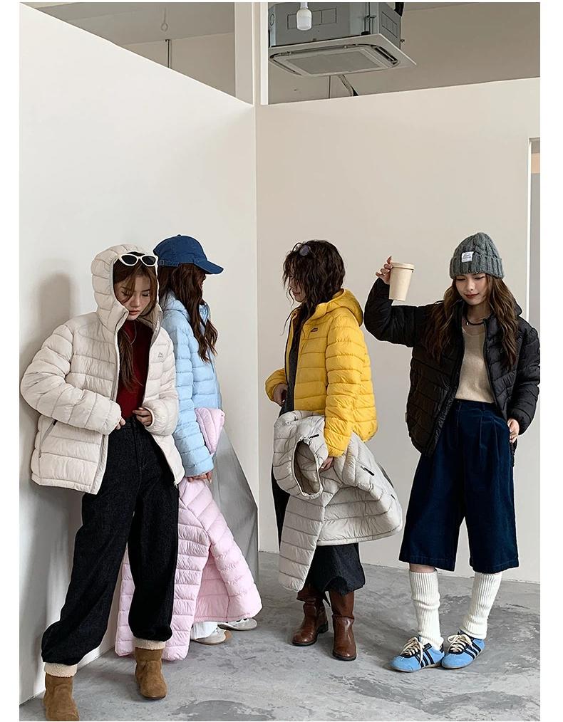 Lightweight Short Hooded Quilted Warm Cotton-padded Jacket