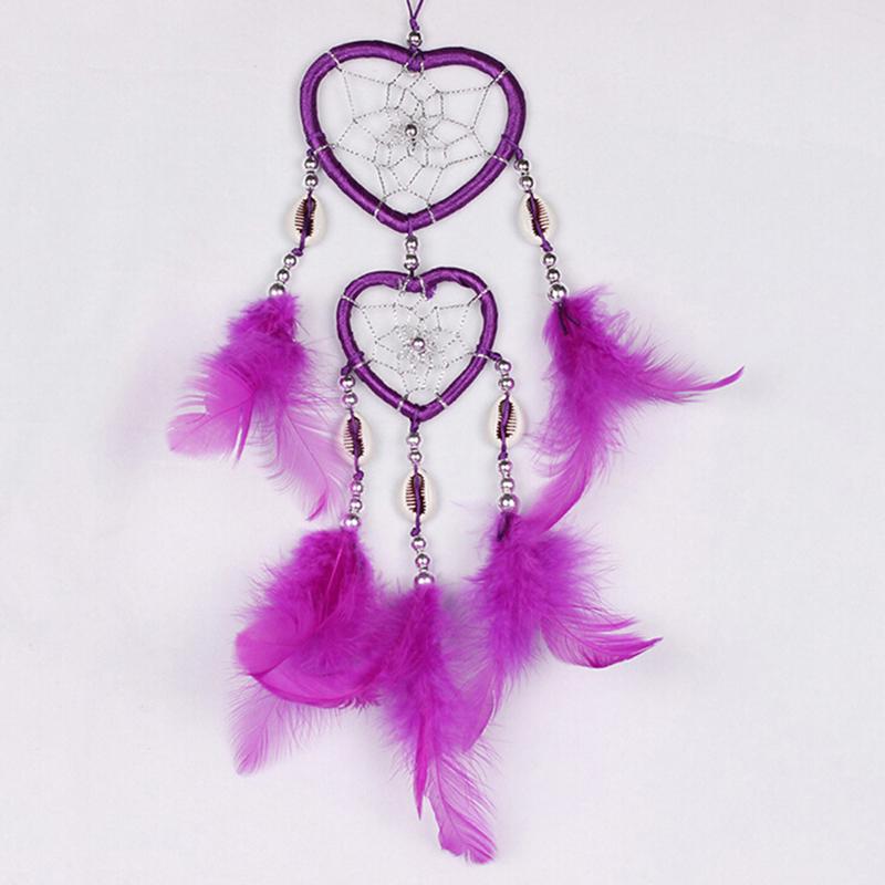 1X Feather Dream Catcher Wind Chimes Car Interior Wall Dreamcatcher Ornaments
