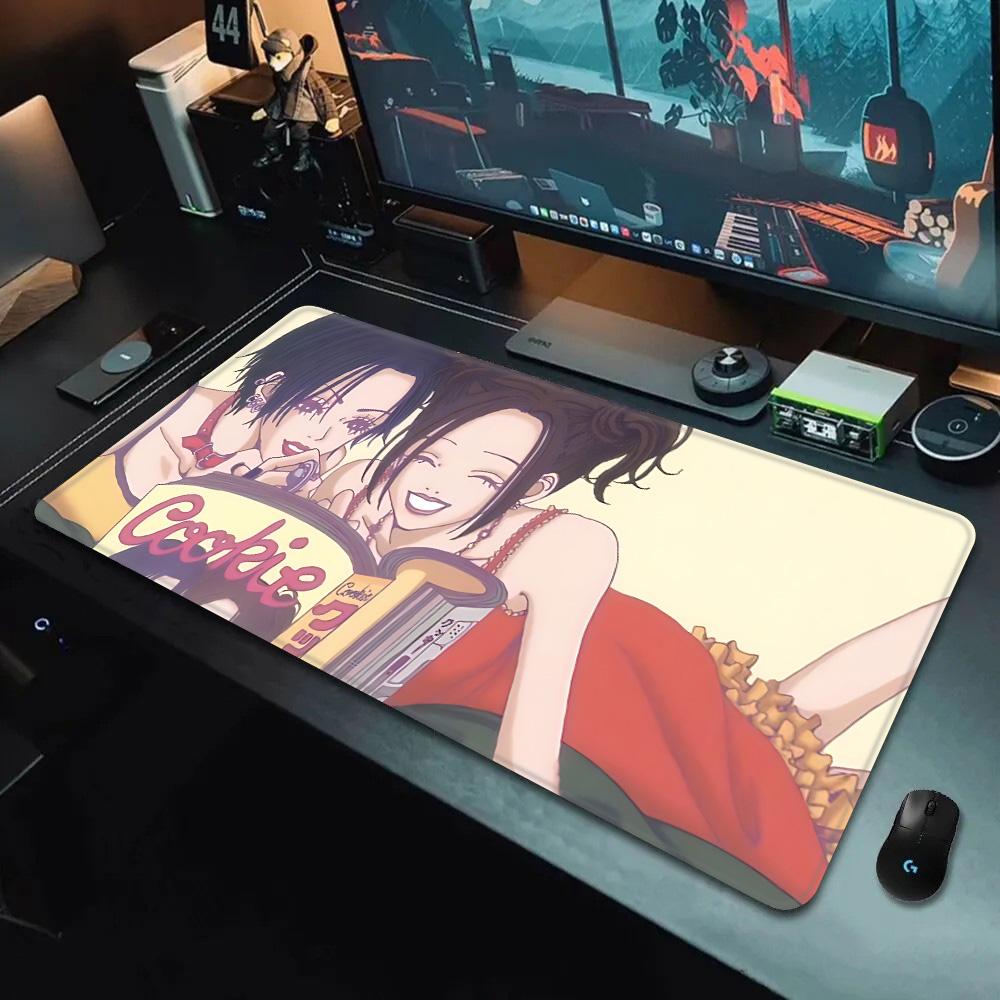 Anime NNana Osaki Mauspade HD-Druck für Computerspieler Verriegelungskante Rutschfestes Mauspade XXLxcm Tastatur PC Schreibtischunterlage