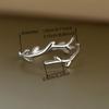 Women's Fashionable Personality Ring Simple Branch Antler Shaped Adjustable Ring for Daily Casual Wear Cute Birthday Christmas Gift