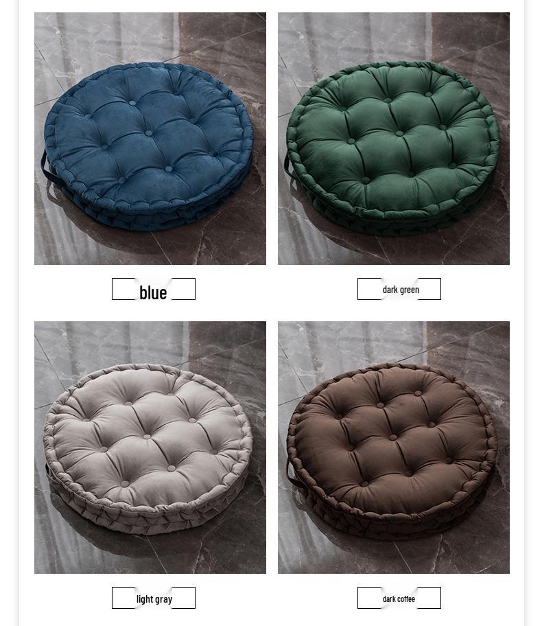 Japanese Tatami Futon Thickened Hip Cushion for Sofa or Meditation
