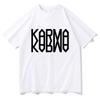 Album KARMA Tshirts 2026 New Song Ceremony Fashion Unisex/Women Clothing Unisex Cotton Short Sleeve Tops Graphic TShirt for Lover
