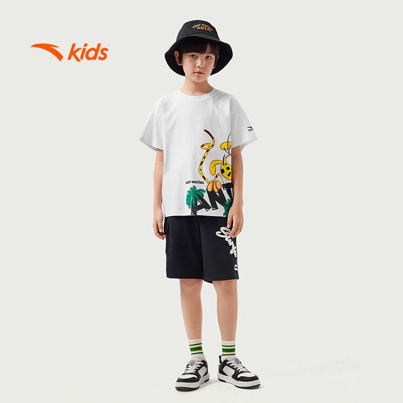 Anta Kids' Matthew the Long-tailed Leopard Breathable T-Shirt