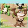 Baby Monkey Toy With Flip Tumble Action For Toddler Development And Learning