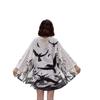 Stil Japonez Happi Kimono Hanten Costum de Festival Protecție Solară Mânecă Lungă Vulpe Flori de Cireș Kimono Festival Mare Eveniment Mikoshi Unisex