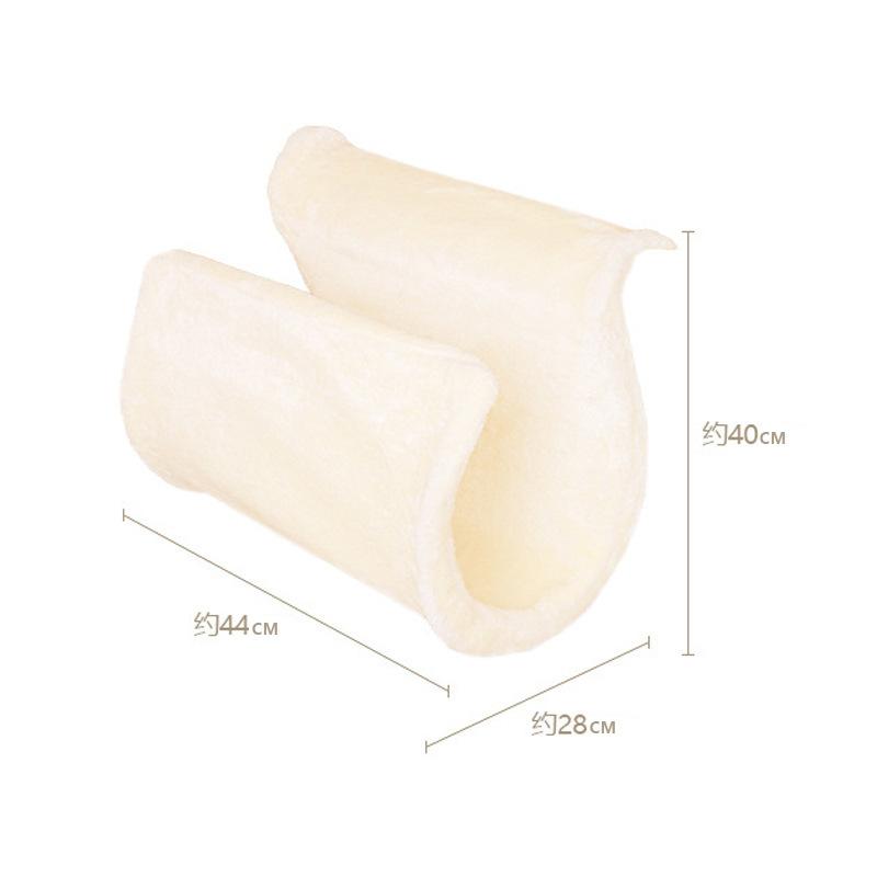 Cat Hammock Hanging Bed Iron Frame Pet Mat S Type Plush Cat Tunnel Pet Bed Nest Cathangbed Comfortable and Breathable