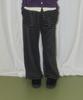 Leteoli Fleece Stripe Pants_Grey