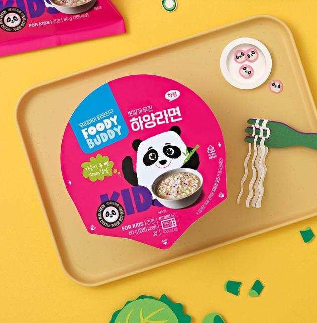 Foodie Buddy White Ramen 80g – Mild Korean Creamy Soup Noodles