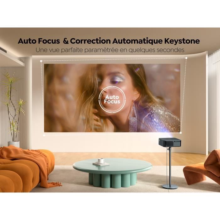 Projektor - YABER - K2s - FHD 1080p - 800 Lumen - WiFi Bluetooth NFC