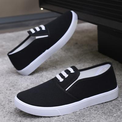Women's Low-top Canvas Shoes Spring Versatile Casual Shoes One-pedal Lazy Shoes Overshoes Student Cloth Shoes