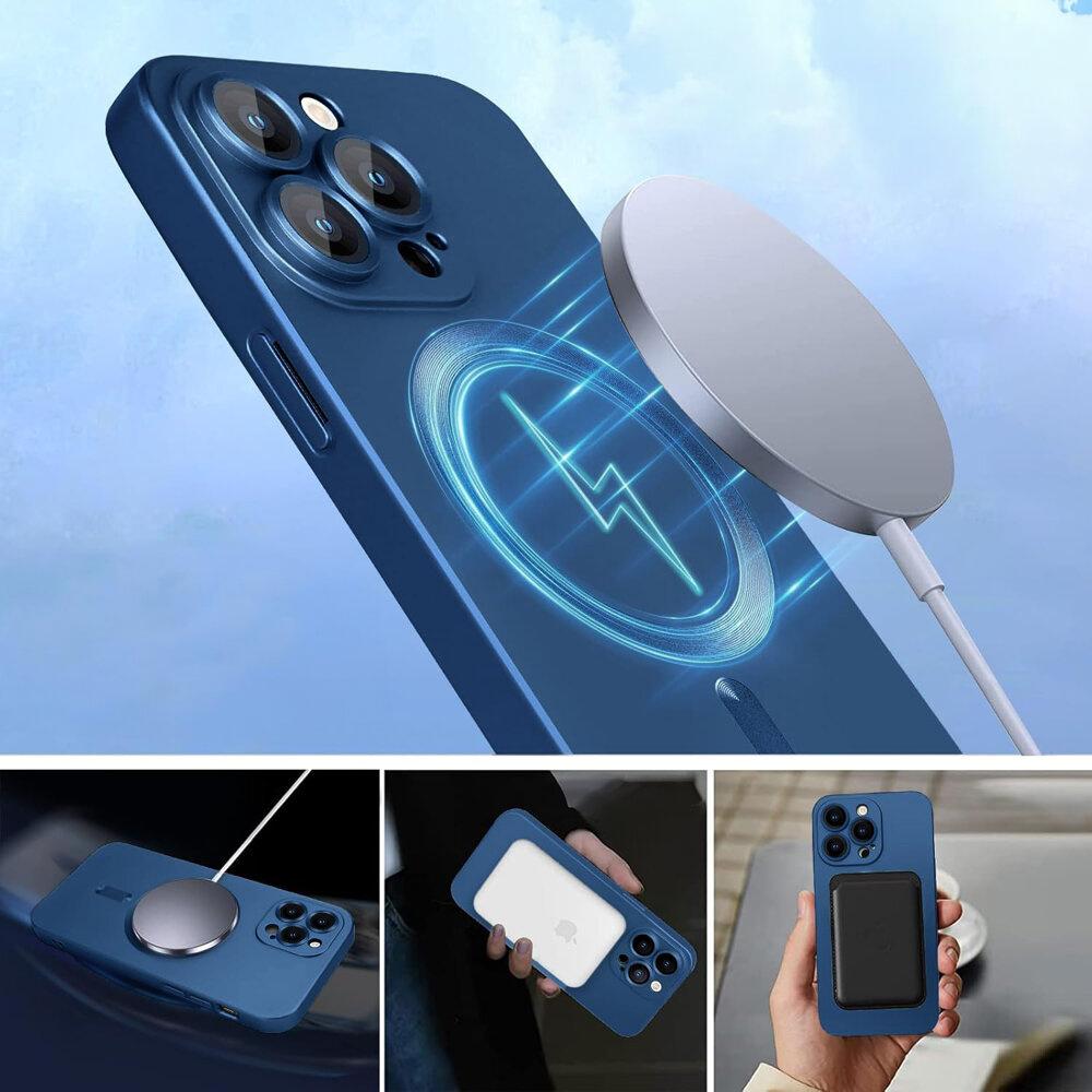 iPhone 16 Pro Max Case, ColorMag, for MagSafe, Navy Blue