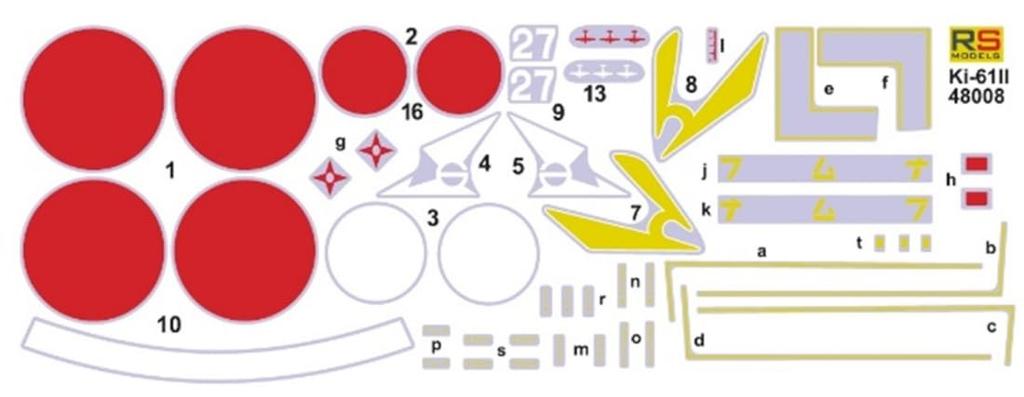 RS Model Japan Kawasaki Ki61 Hien Type II Revised Limited Edition Plastic Model 48008 1/48