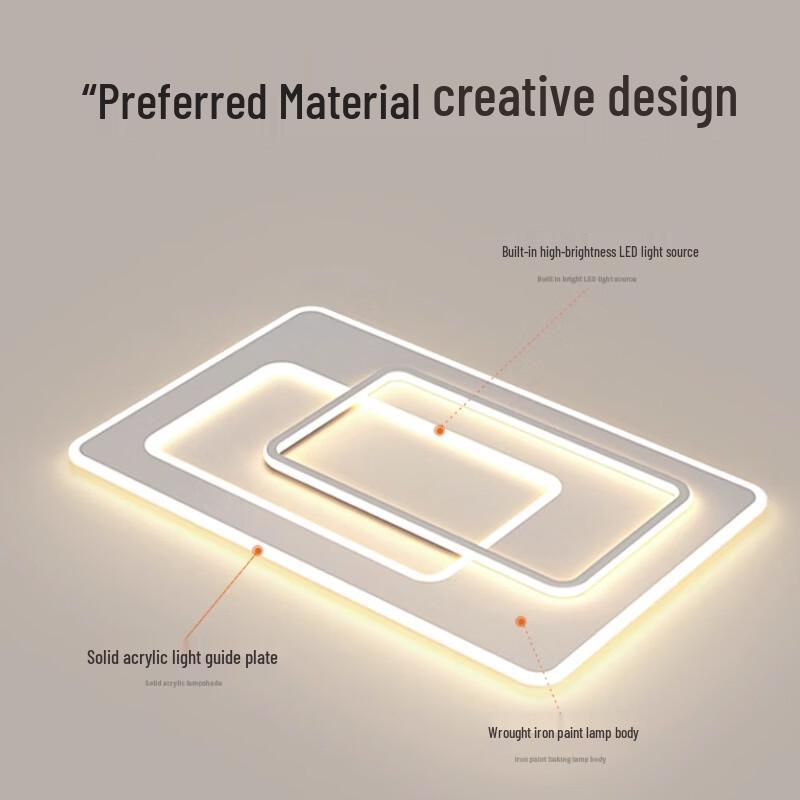 Contemporary Layered Series LED Ceiling Lamp