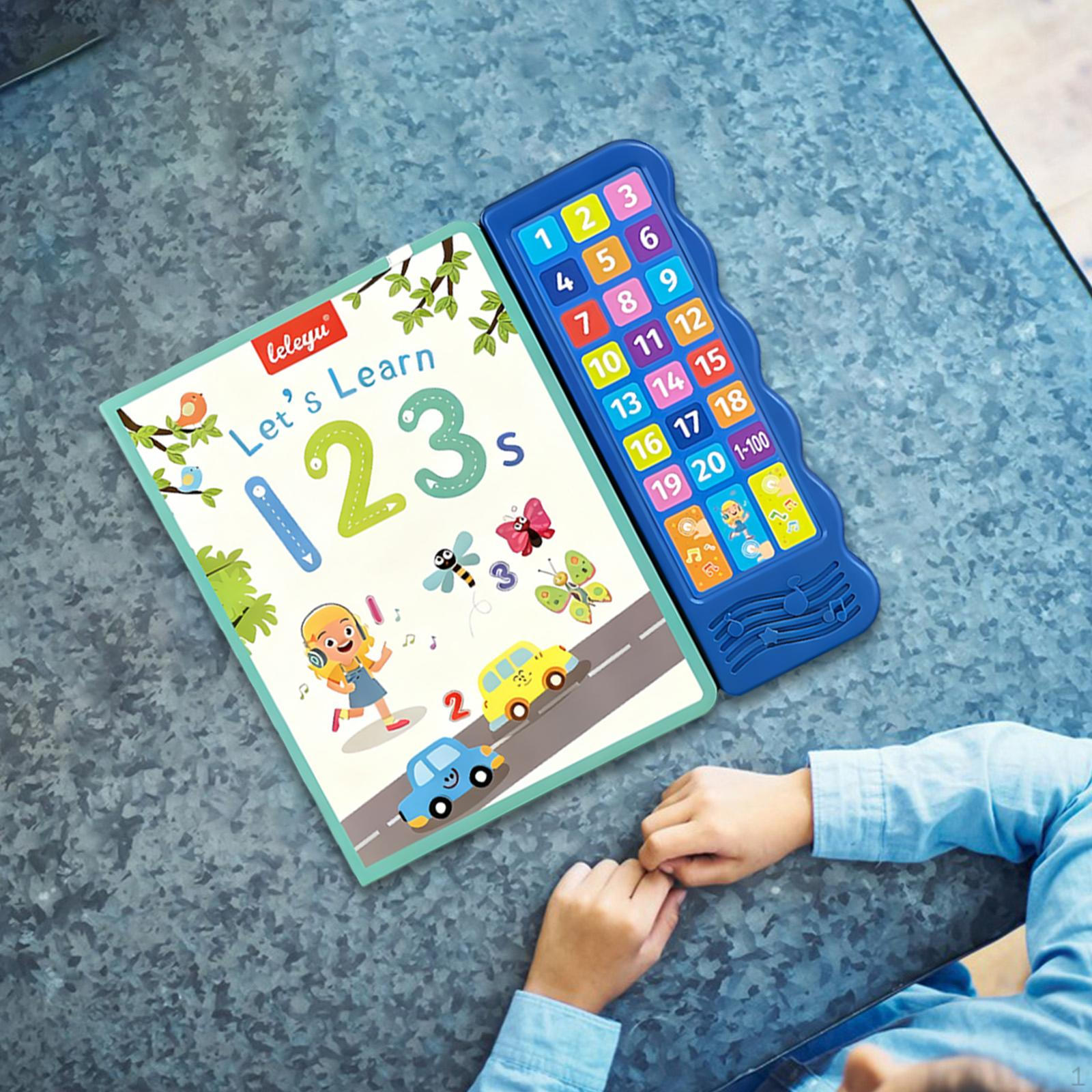 English Number Sound Book Kids Toy Language Development Vocabulary Studying