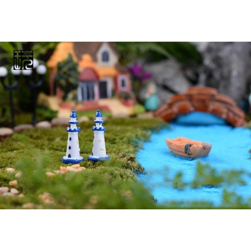 6 buc/set turn far plastic mini zâne grădină miniaturi gnomi DIY bonsai/terariu/suculente/micro mușchi peisaj decor