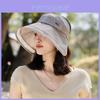 Sun Protection Cap With Large Brim For Women Summer Foldable Sun Hat For Outdoor Activities