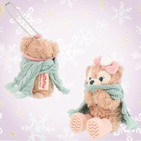 ShellieMay Plush Charm, Duffy & Friends Dancing Snowflakes 2024 Plush Strap, Tokyo Disney Resort Exclusive