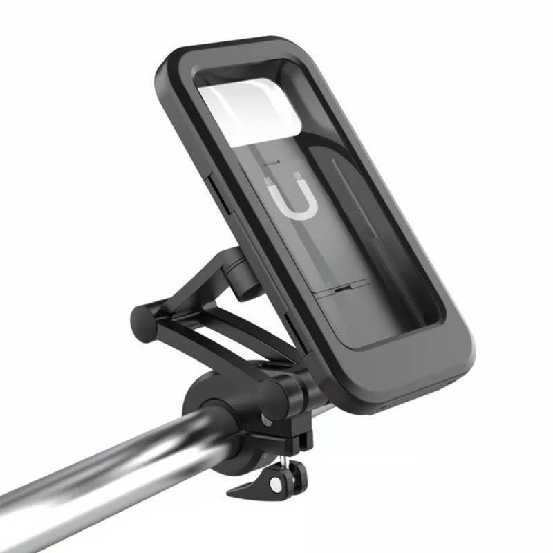 Waterproof Motorcycle Phone Holder: Touchscreen, Handlebar Mount, Telescopic, for Cycling and Electric Vehicles